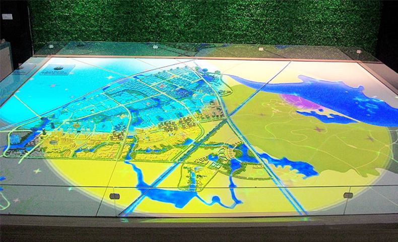 數(shù)字沙盤效果圖