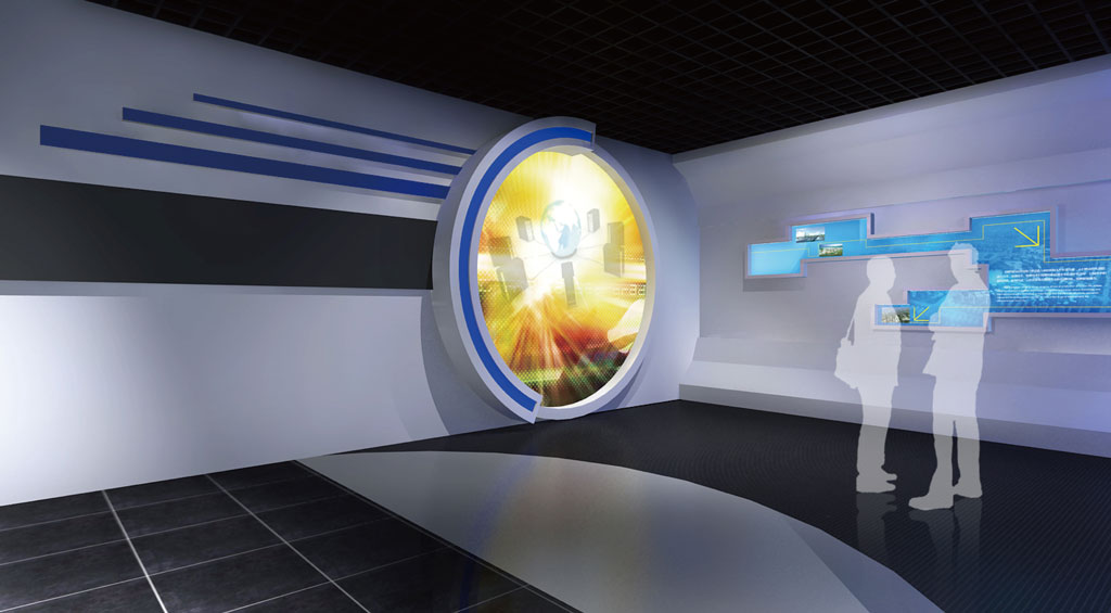 鹽城物聯(lián)網(wǎng)主題數(shù)字體驗(yàn)館設(shè)計效果圖-異形投影